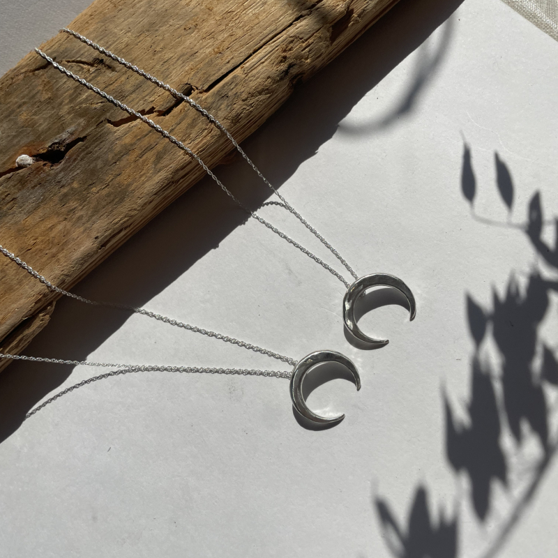 Textured Horn Necklace