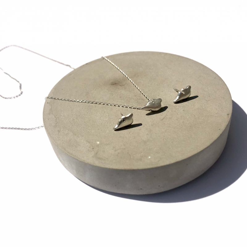 Solid Isle of Wight Nugget Pendant