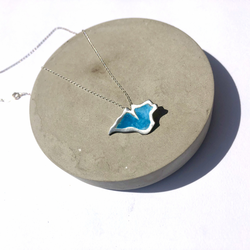 Enamel Isle of Wight Turquoise