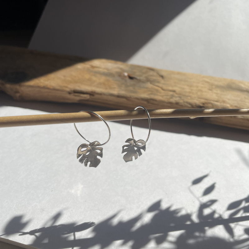 Monstera Hoops