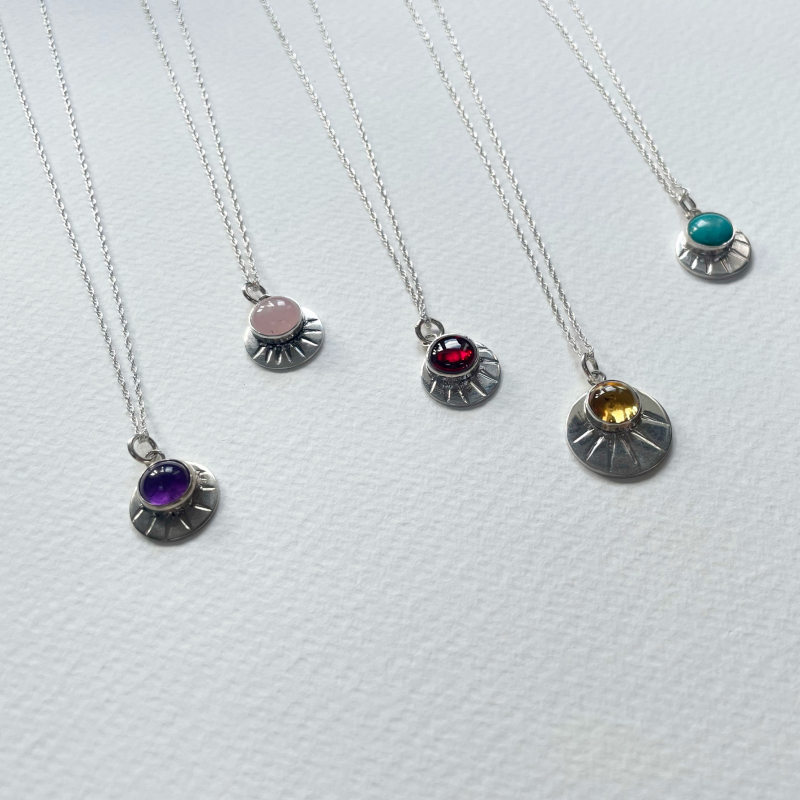 Citrine Sunbeam Pendant