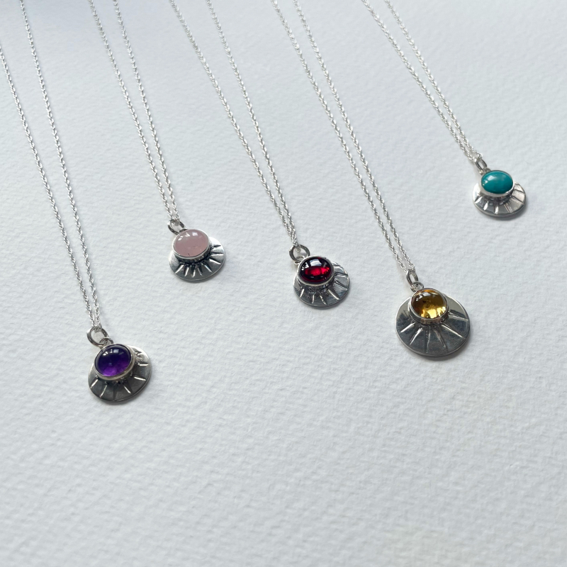 Turquoise Sunbeam Pendant