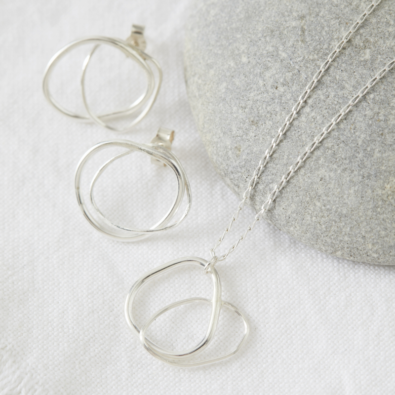 Pebble Double Earrings