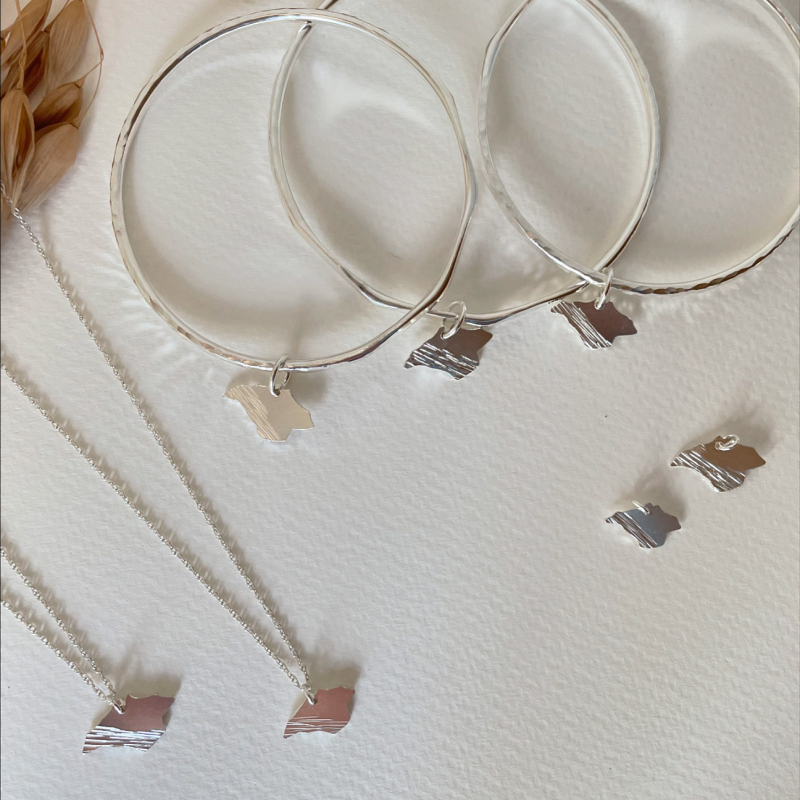 Isle of Wight Texture Pendant - Mini