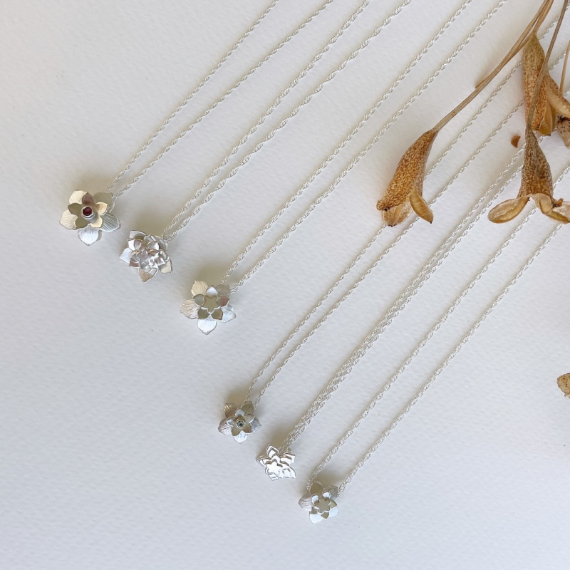 Layered Mini Bloom Pendant