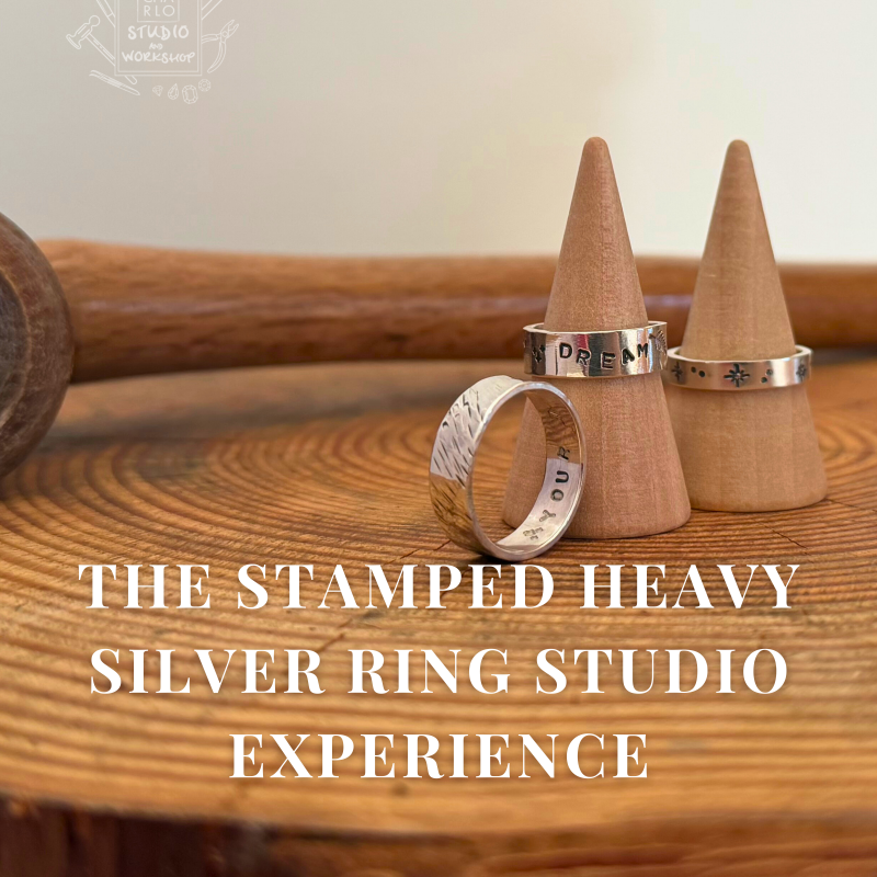 The Stamped Heavy Silver Ring Studio Experience