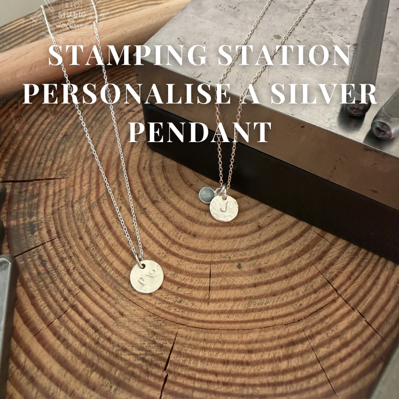 Stamping Station - Personalise a Silver Pendant