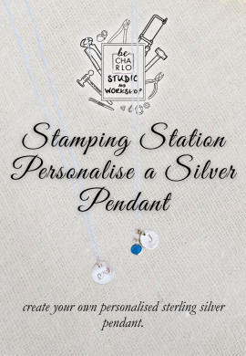 Stamping Station - Personalise a Silver Pendant