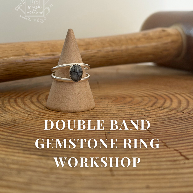 Double Band Gemstone Ring Studio Experience