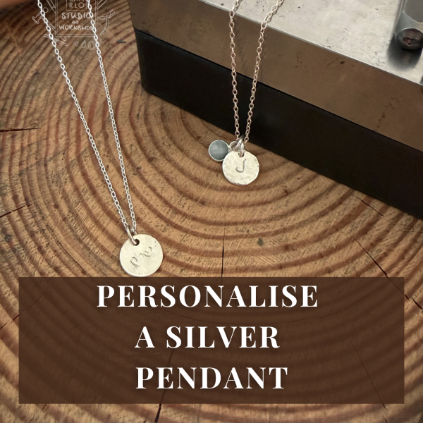 Personalise a Silver Pendant